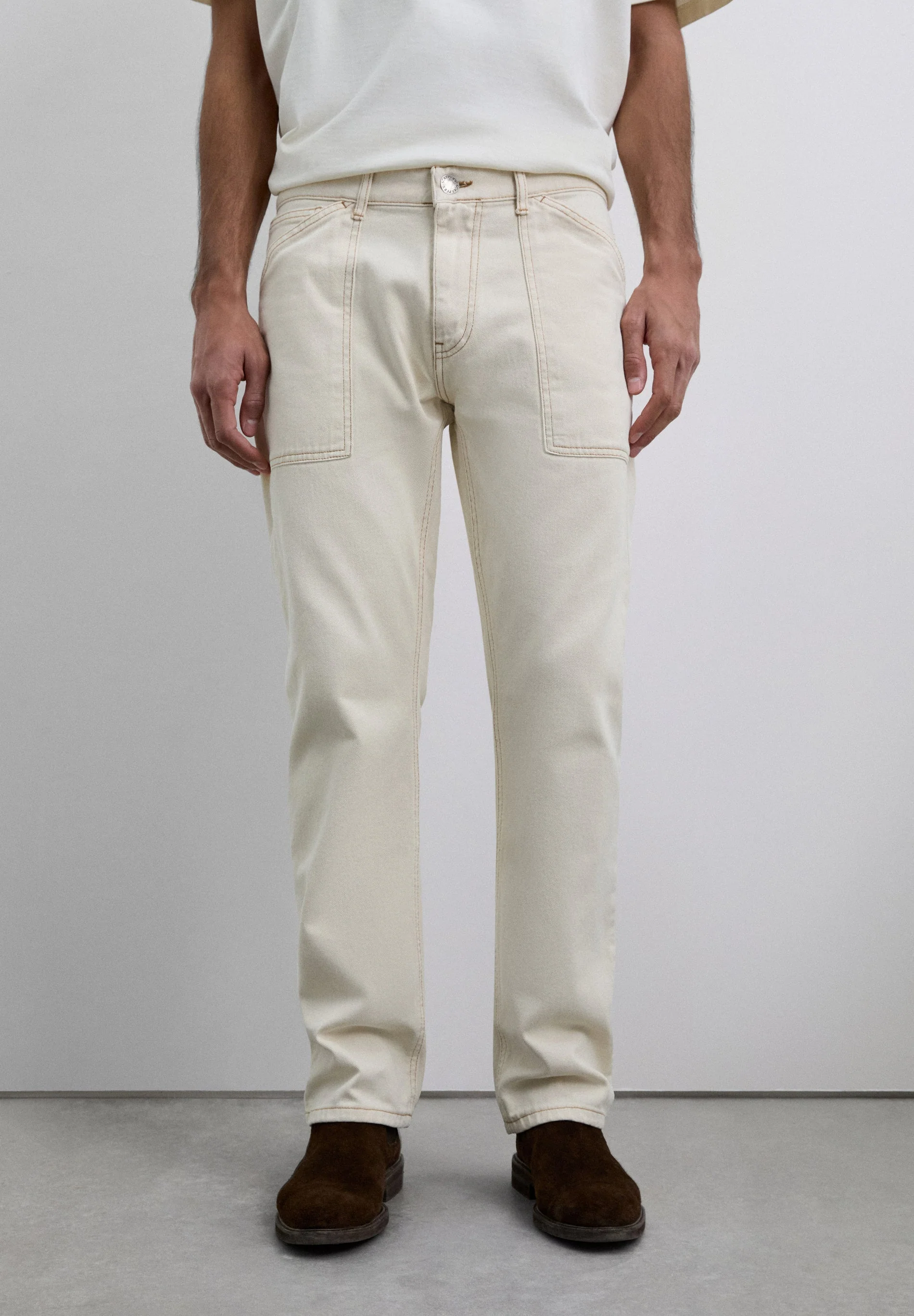 CARPENTER CROPPED FIT JEANS - Image 3