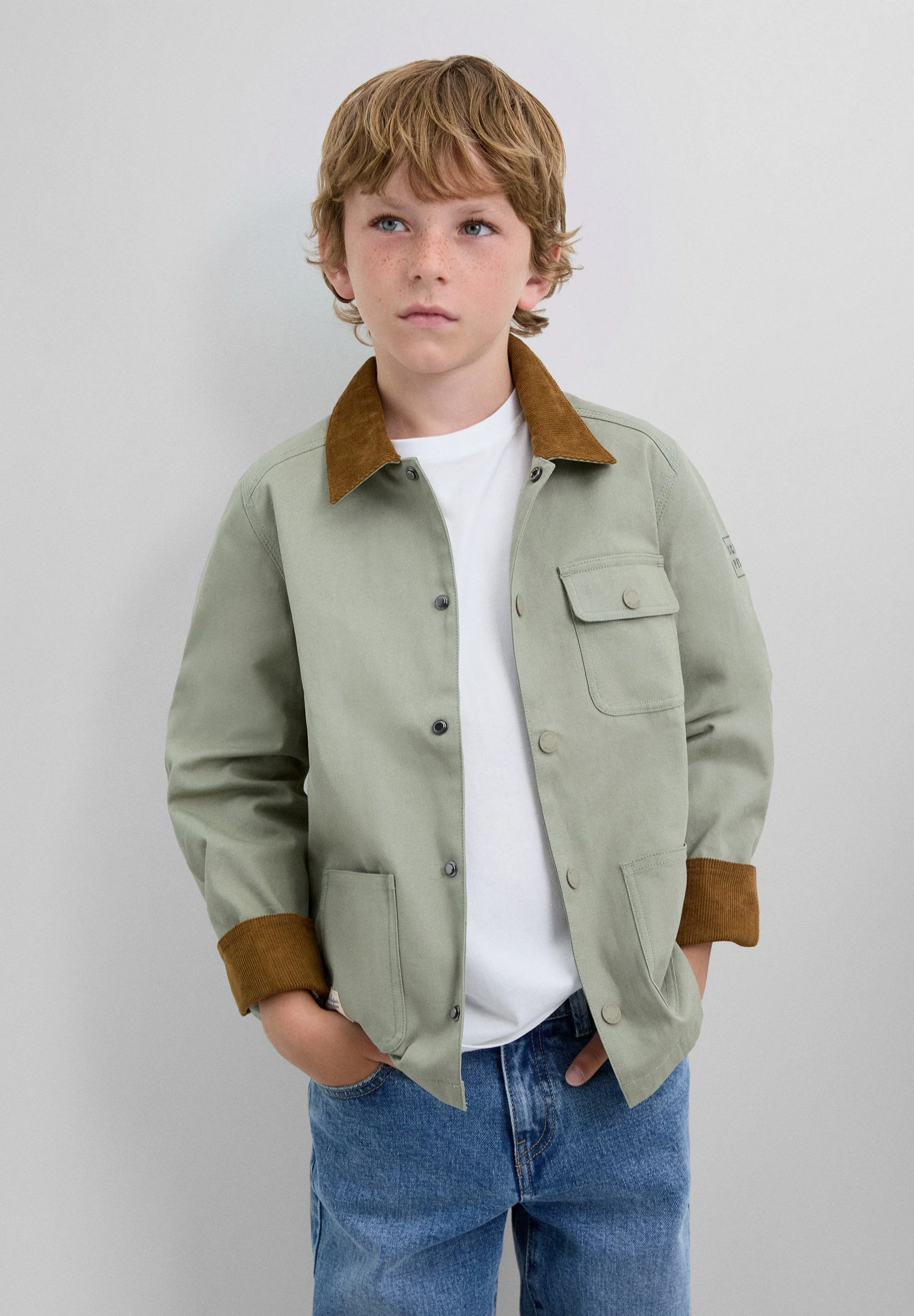JACKET WITH SHIRT COLLAR - Image 4