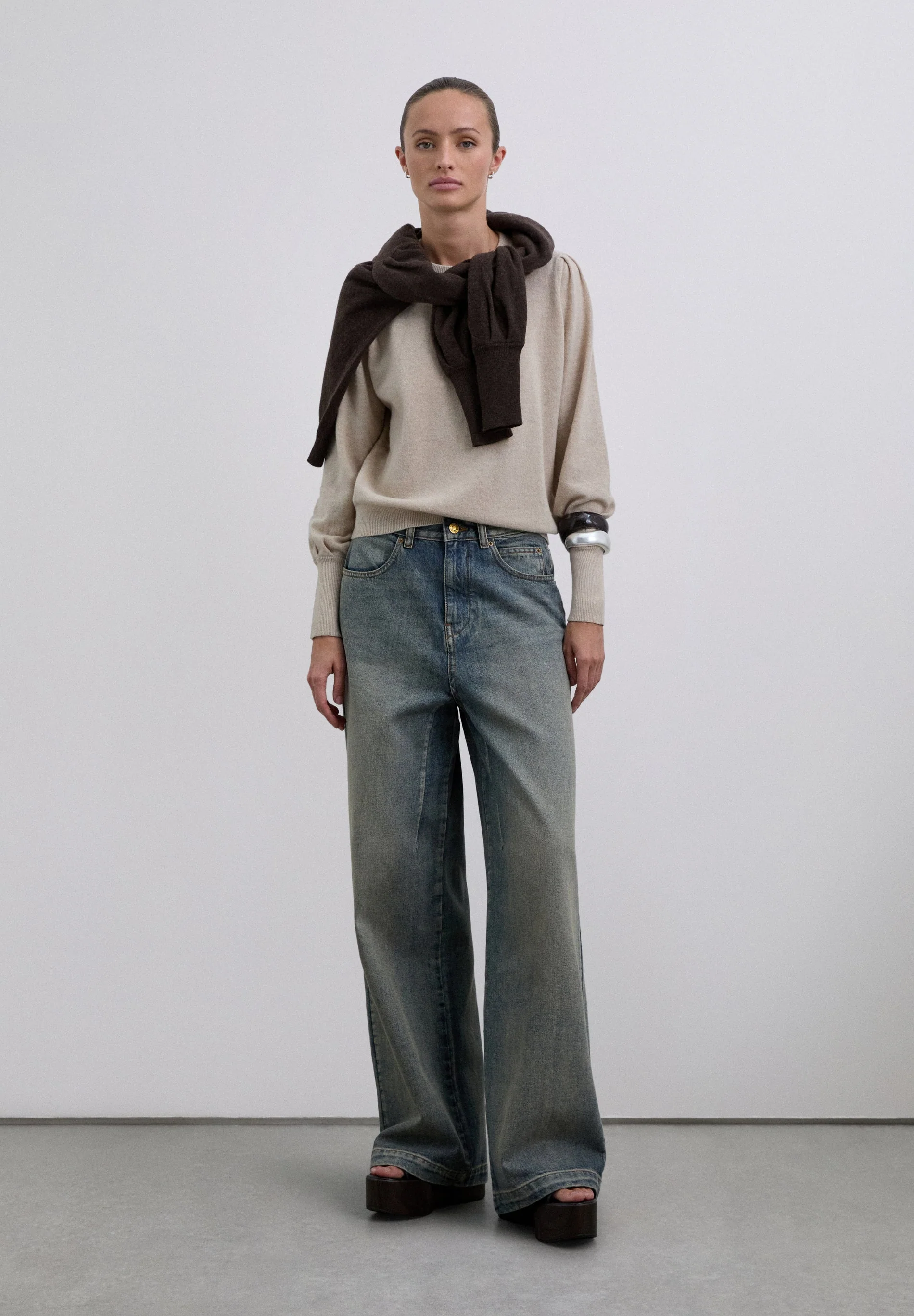 SWEATER WITH PUFFED SLEEVES - Image 6