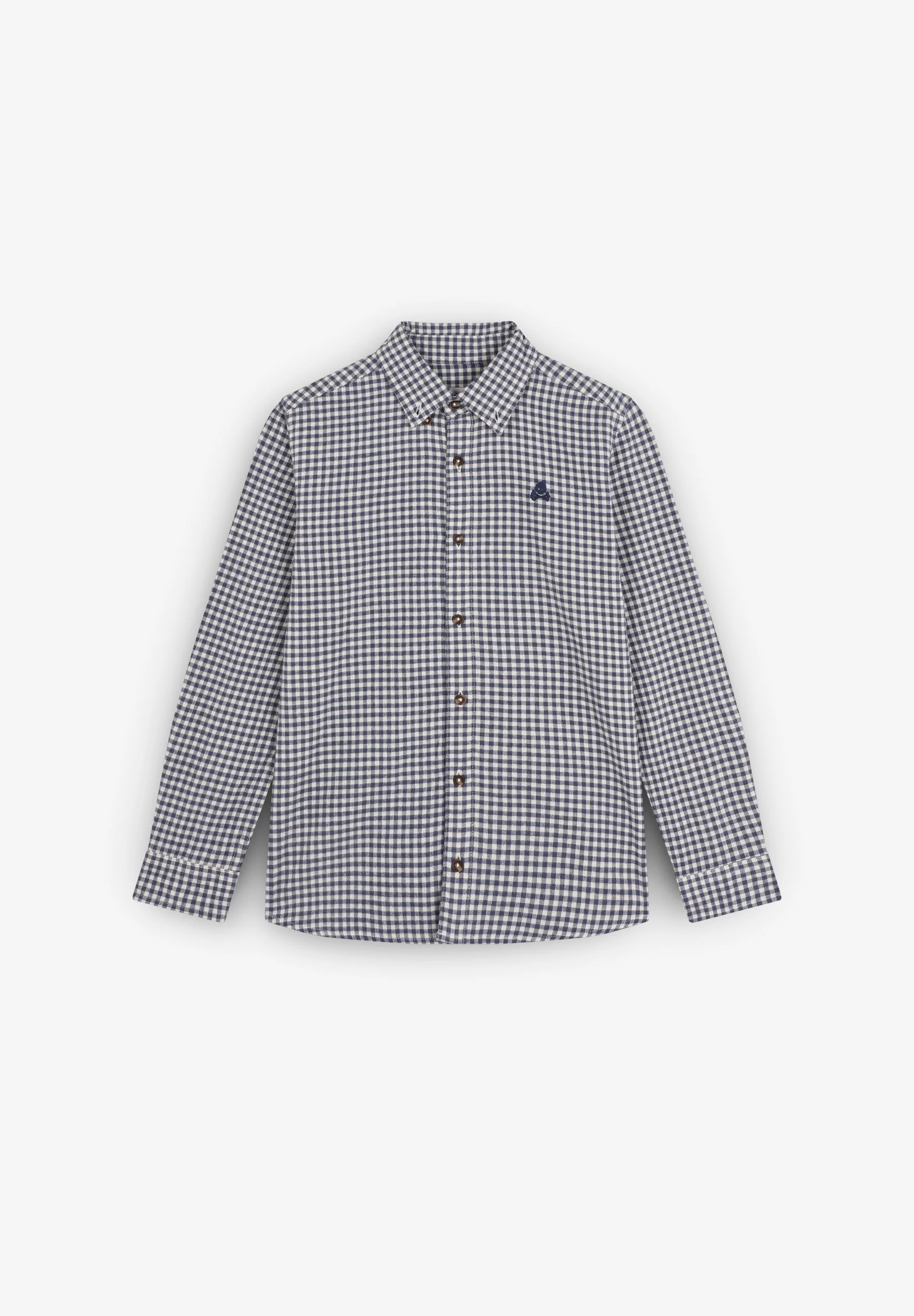 CHECK SHIRT WITH SKULL - Image 5