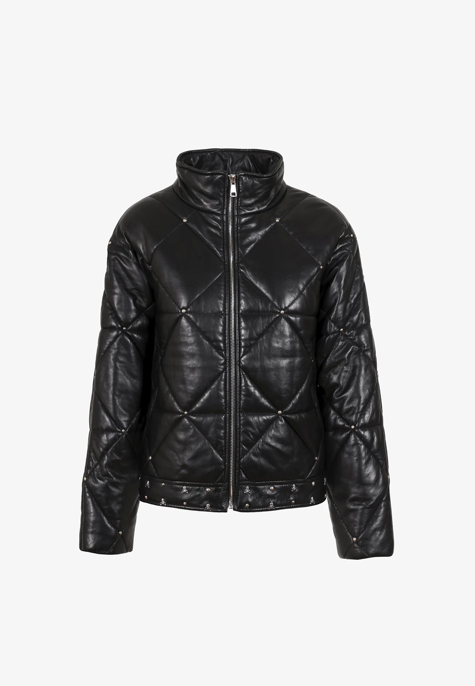 LEATHER PUFF JACKET - Image 6