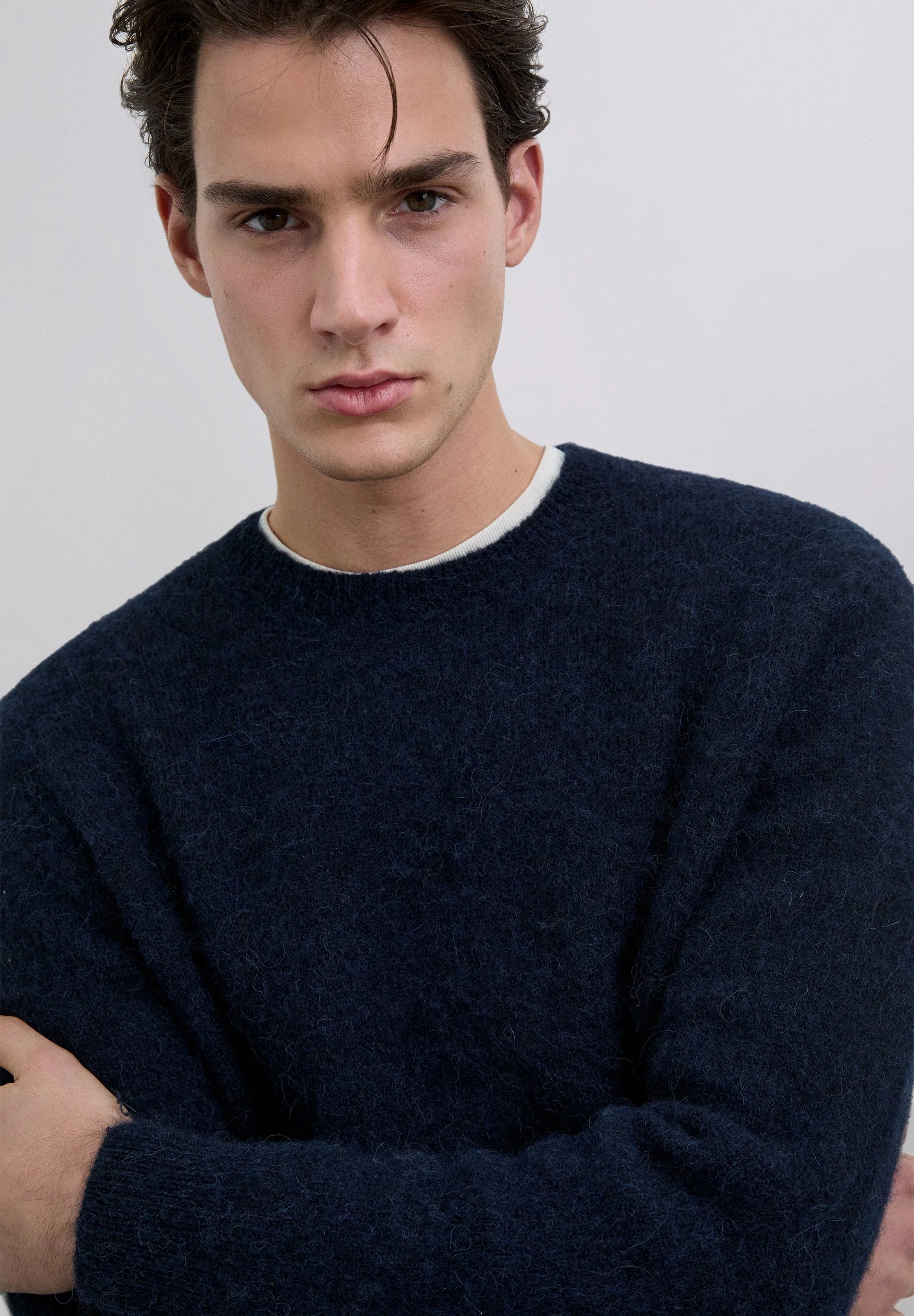 REGULAR FIT ALPACA SWEATER - Image 2