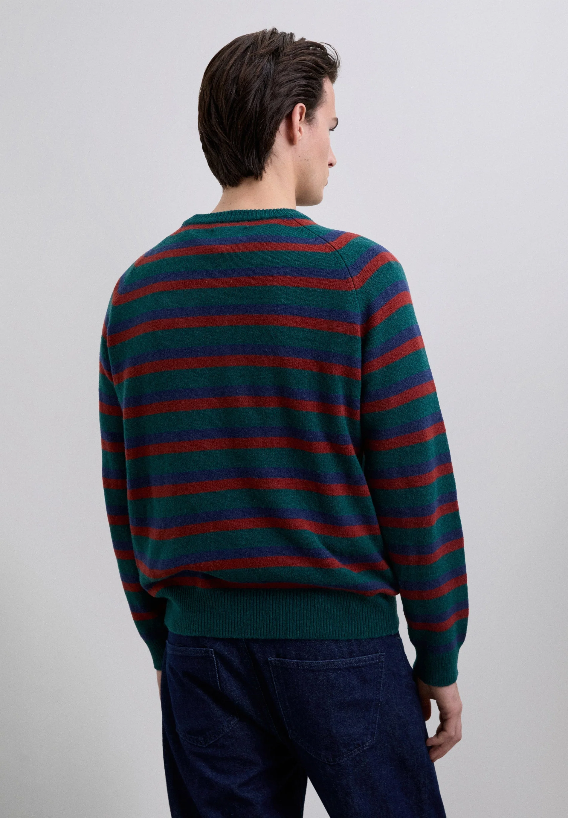 STRIPED ROUND NECK SWEATER - Image 5