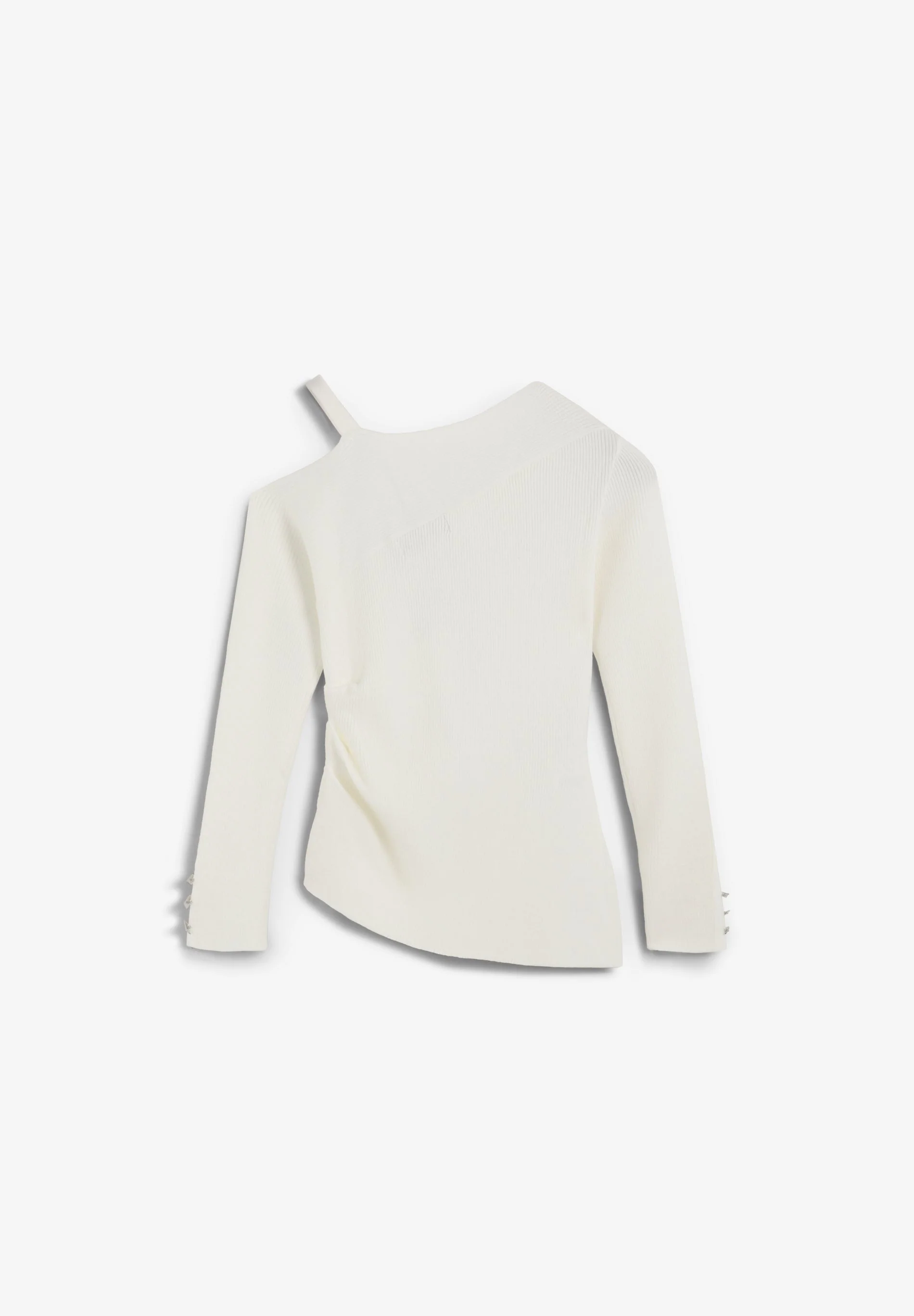 ASYMMETRIC RIBBED SWEATER - Image 7