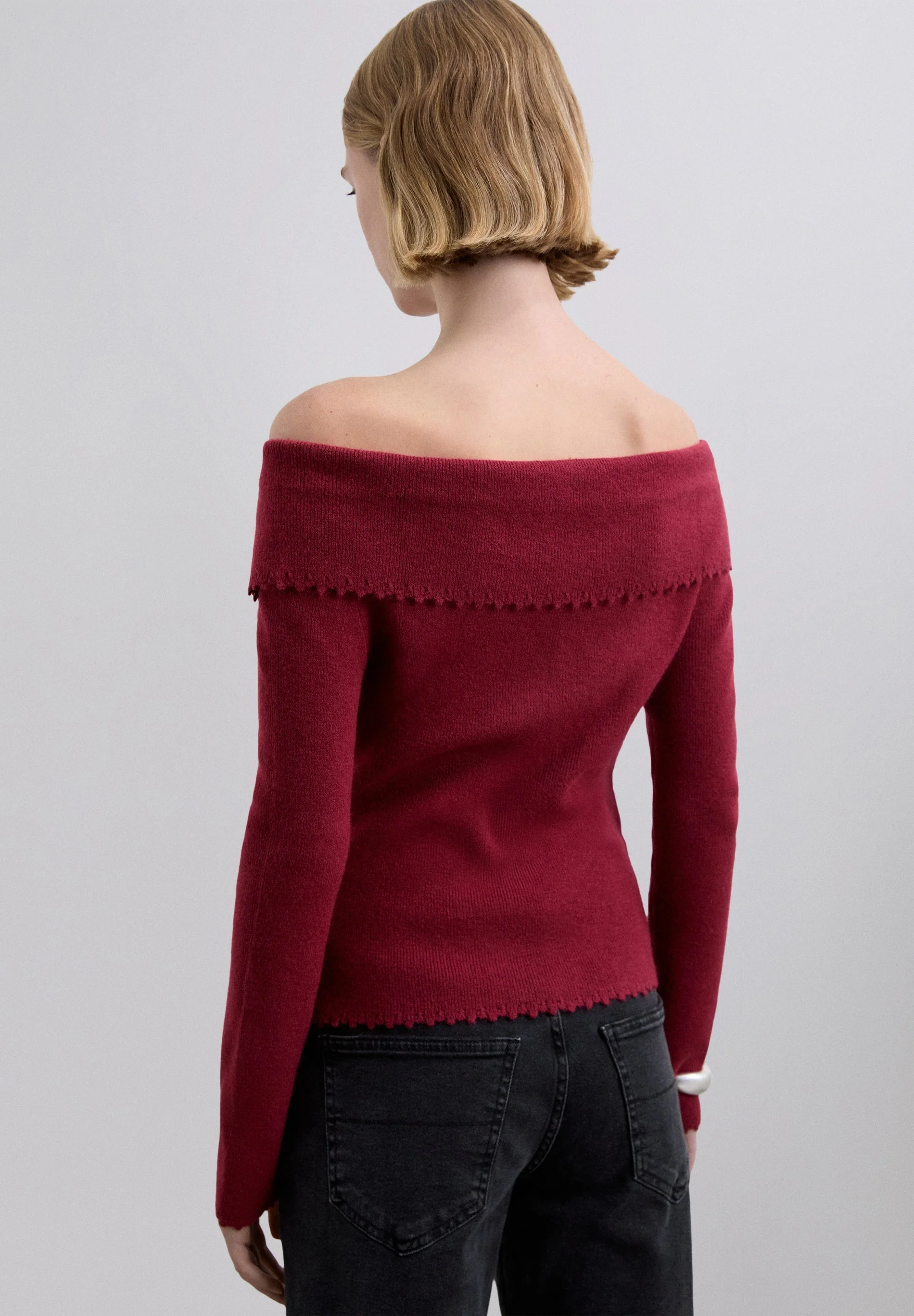 OFF-SHOULDER SWEATER - Image 5
