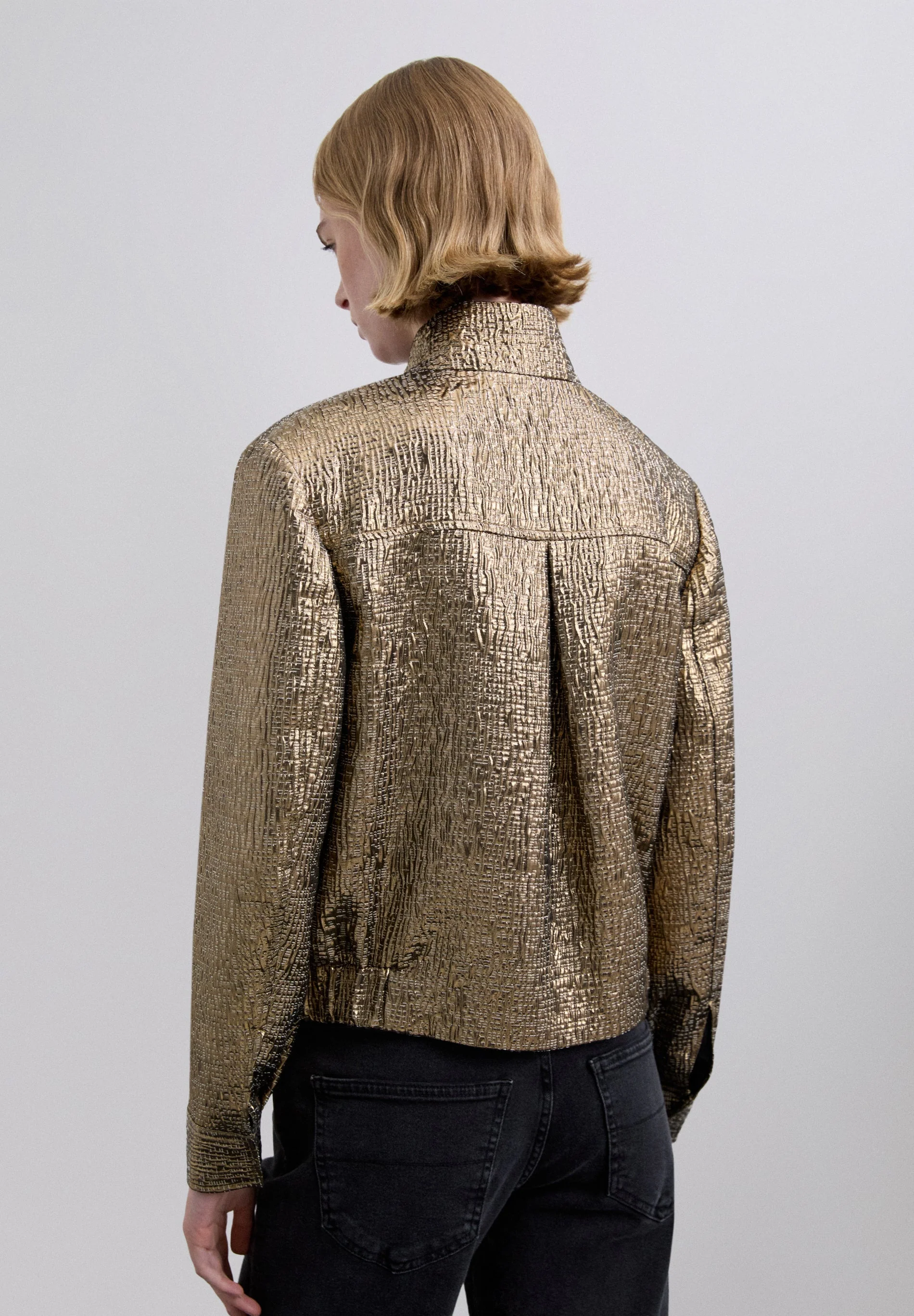 JACQUARD BOMBER JACKET - Image 5