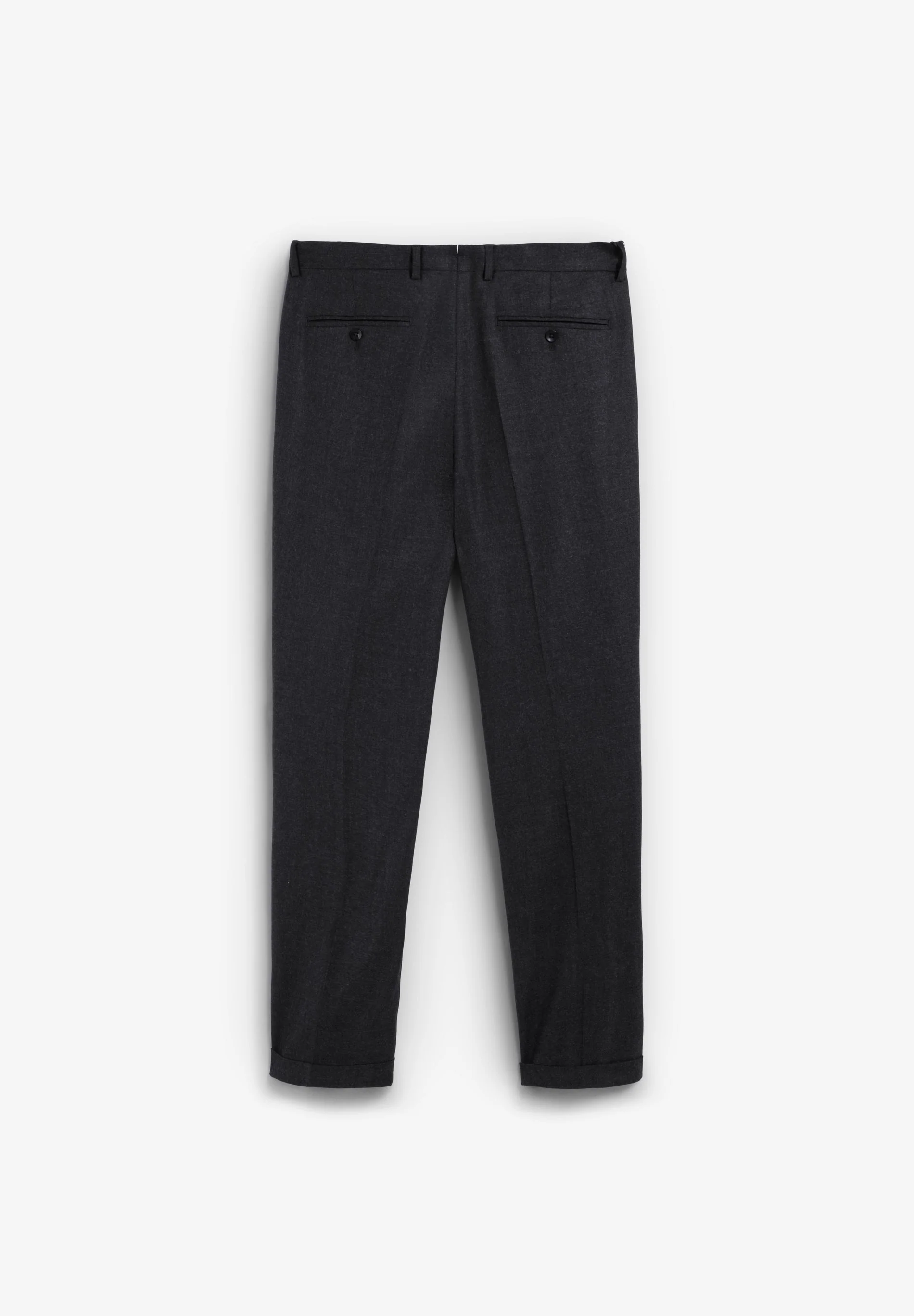 WOOL AND COTTON DARTED TROUSERS - Image 7