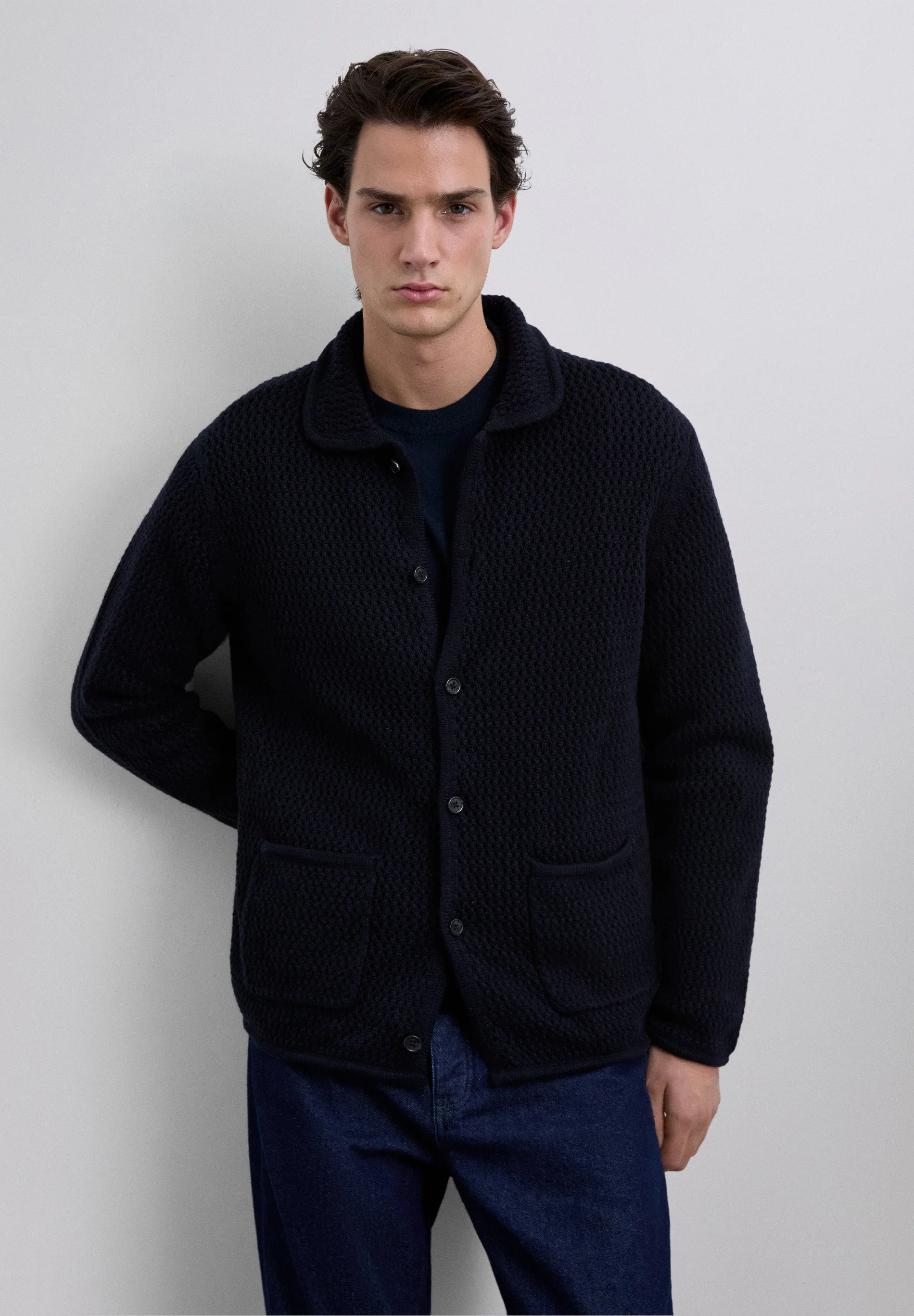 WOOL KNIT CARDIGAN - Image 4