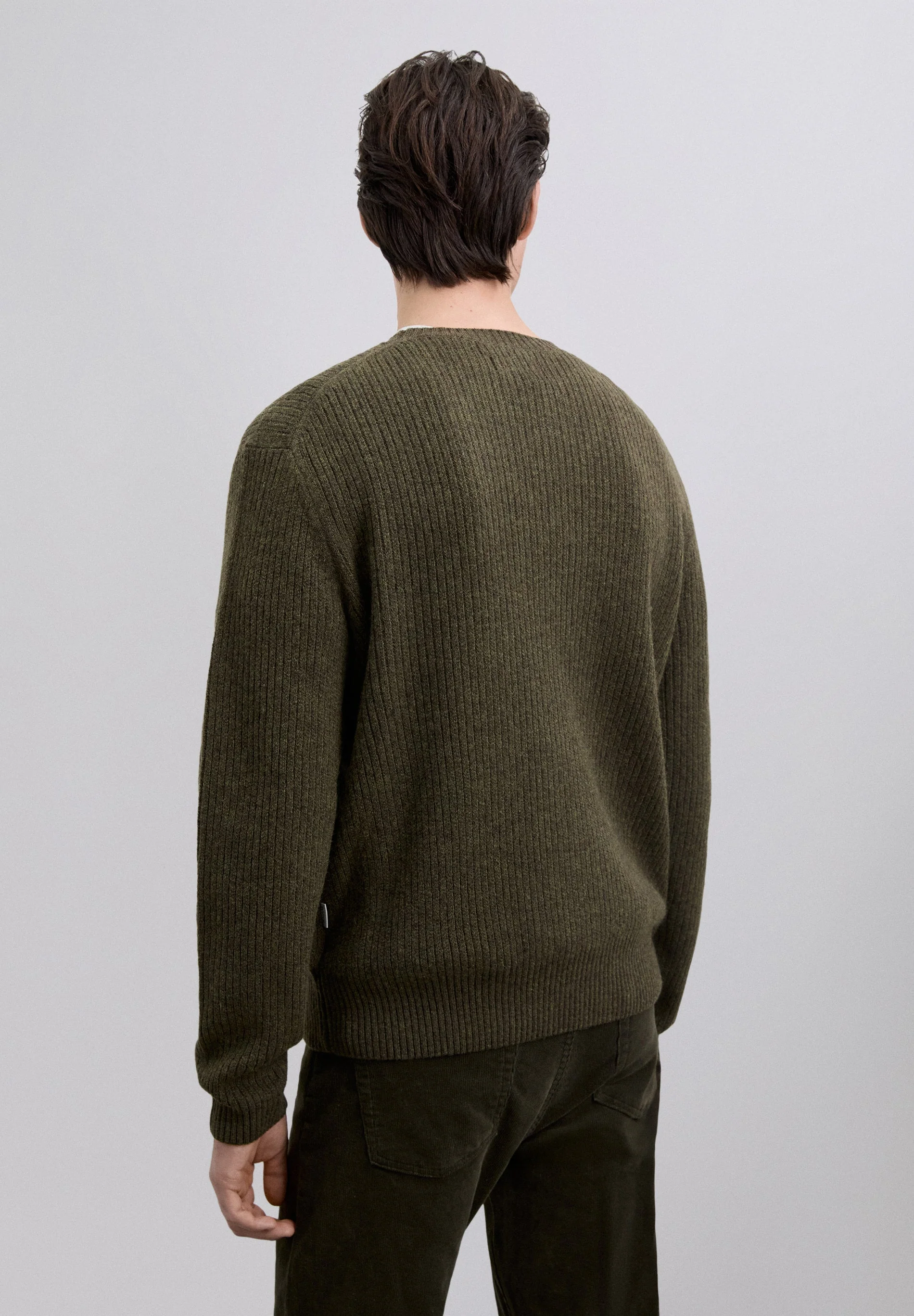 RIBBED MERINO WOOL SWEATER - Image 4