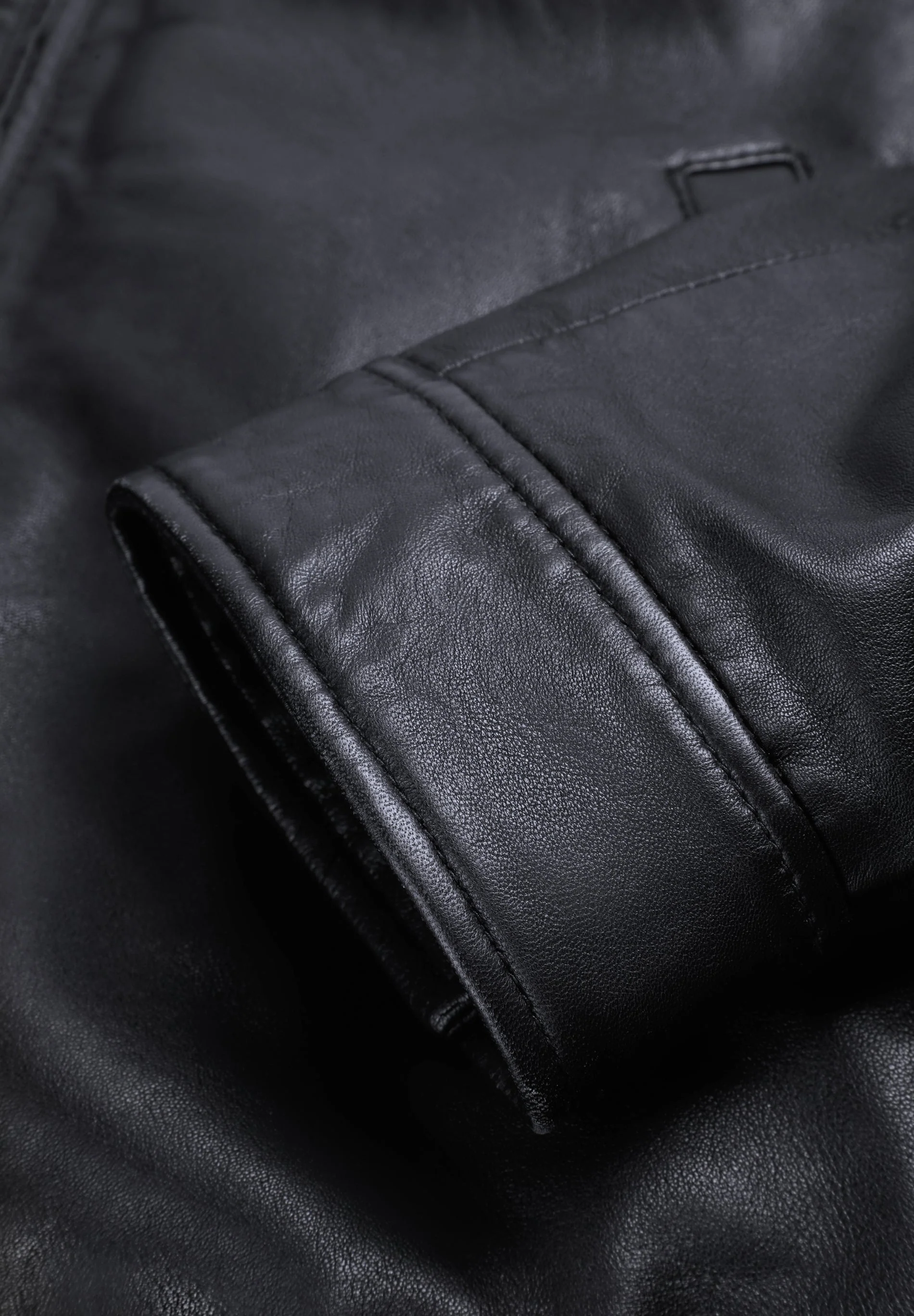 COLLARED LEATHER JACKET - Image 11